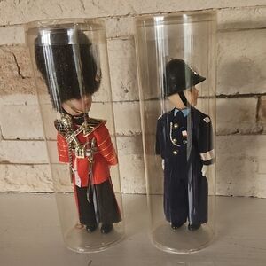 Set of Two Vintage 1960's Buckingham Palace Guatd and London Police Guard.